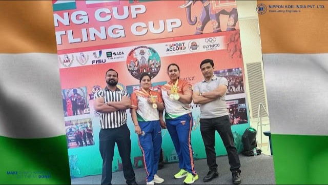 Ms. Pushpa won Gold Medal for INDIA at VIII Asian Arm-wrestling Cup 2024